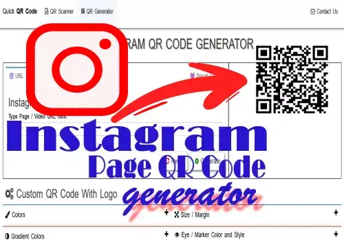 Istagram Reel To QR Code With Logo