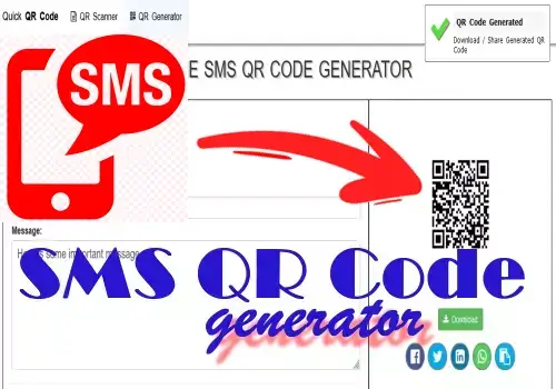 SMS/Message QR Code Generator